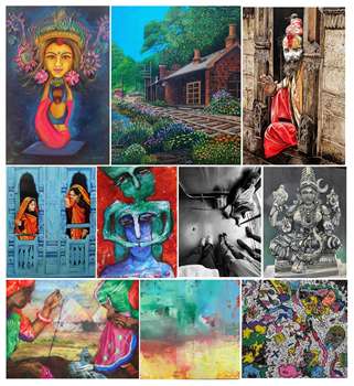 Group Show Of Emerging Artists – WILD STROKES At Ahmedabad Ni Gufa