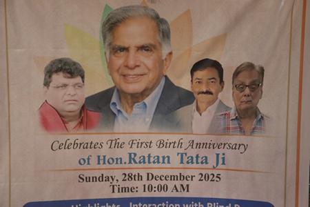 K. Ravi (Dada) Organized Social Event At Nab On Ratan Tata’s Birthday; Alok Kumar Kasliwal Was The Chief Guest